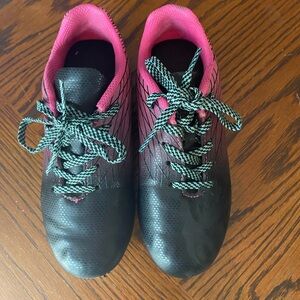 DSG Black and Pink Kids Sneakers